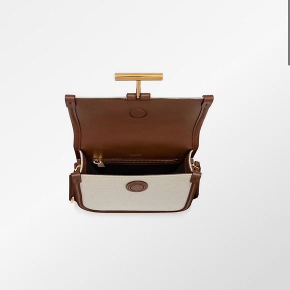 TOM FORD CANVAS AND LEATHER TARA MINI CROSSBODY - Picture 3 of 5